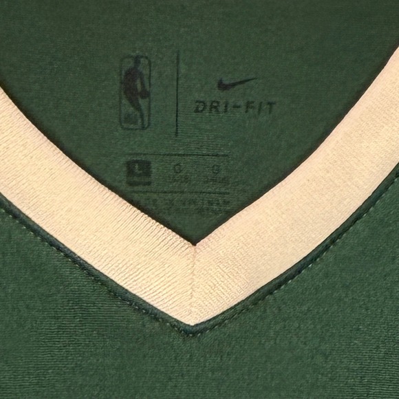 Nike Milwaukee Bucks Giannis Antetokounmpo NBA Swingman Jersey Green Youth Large - Picture 3 of 7